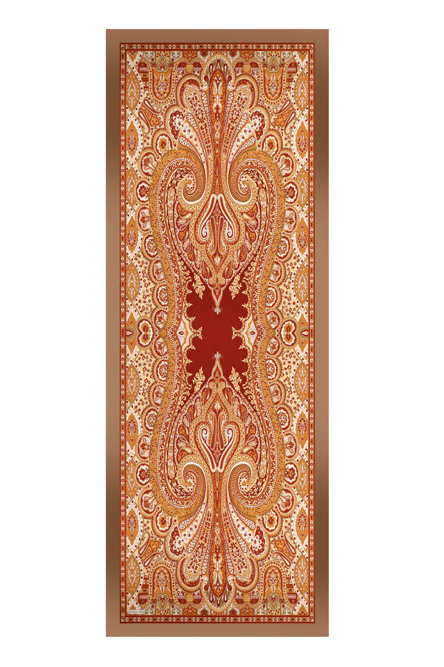 Taba Nil Desen Sura İpek Şal - 3