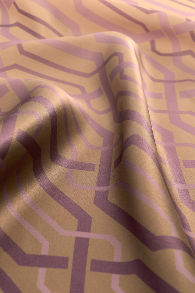 Vizon Örgü Desen Sura İpek Eşarp - 3