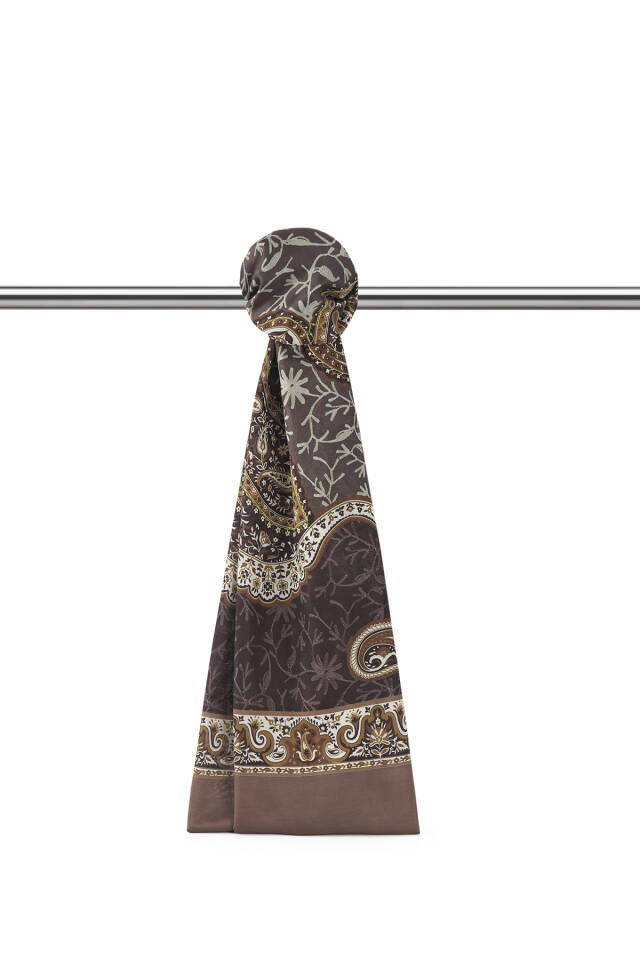 Brown Shawl Pattern Soft Shawl 