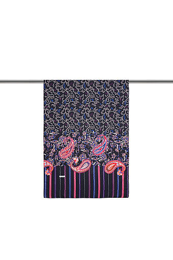 Fuchsia Ivy Pattern Soft Shawl 