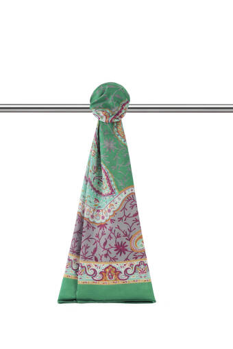 Green Shawl Pattern Soft Shawl 