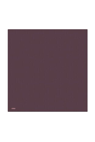 Plum Plain Twill Silk Square Scarf 