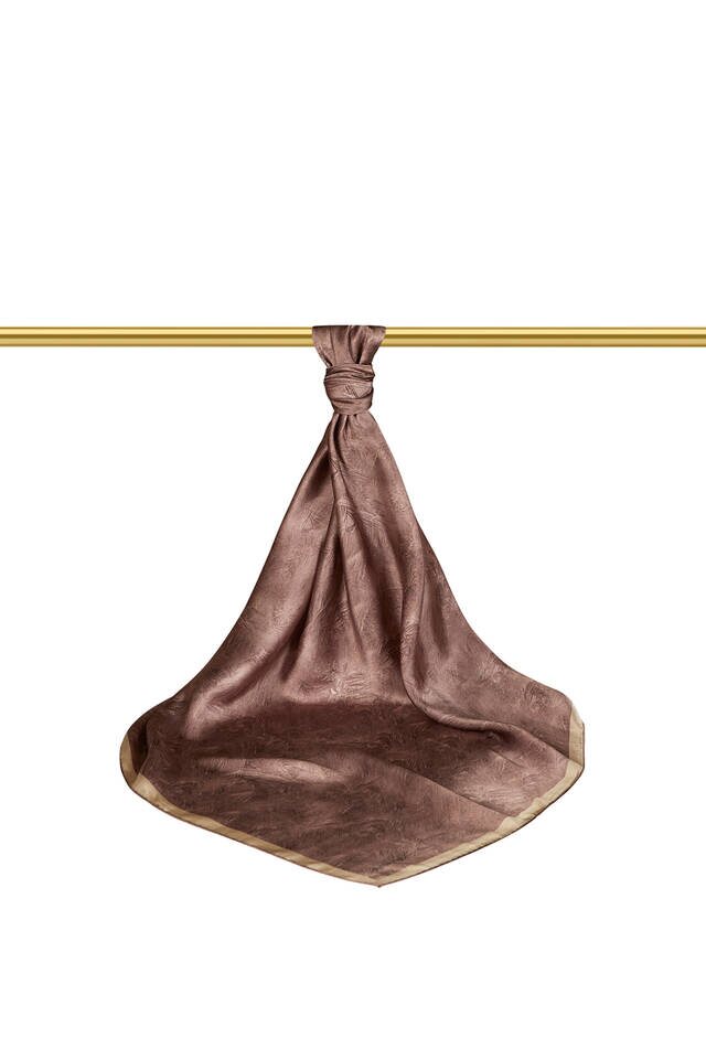 Powder Brush Silk Square Scarf - 2