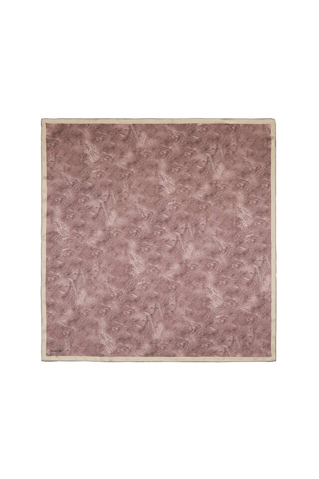 Powder Brush Silk Square Scarf 