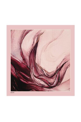 Powder Granite Pattern Sura Silk Scarf 