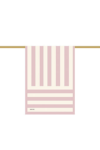 Powder Stripe Pattern Twill Silk Scarf 