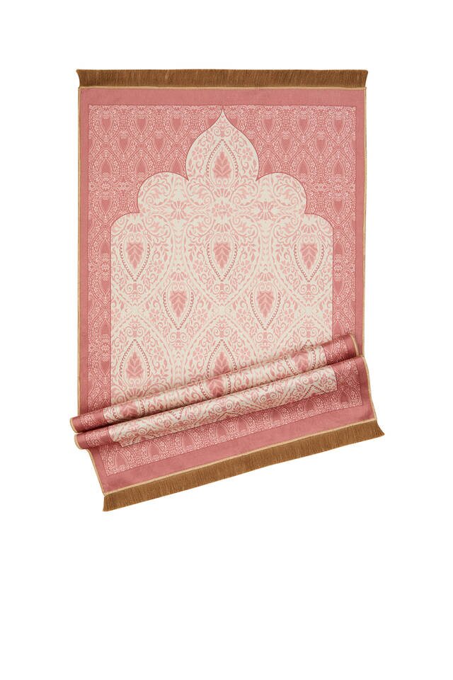 Powder Velvet Carpet Prayer Rug - 4