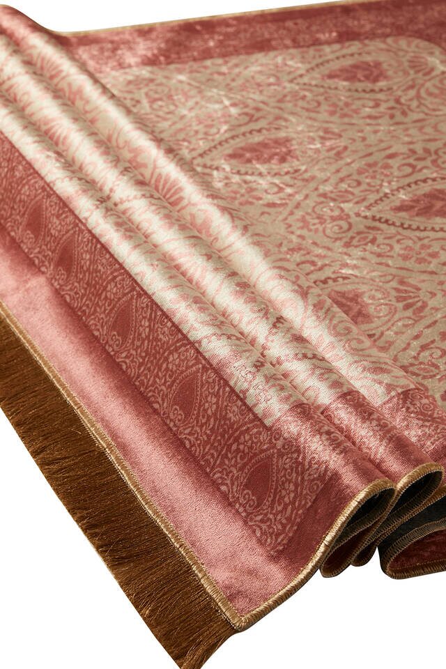 Powder Velvet Carpet Prayer Rug - 3