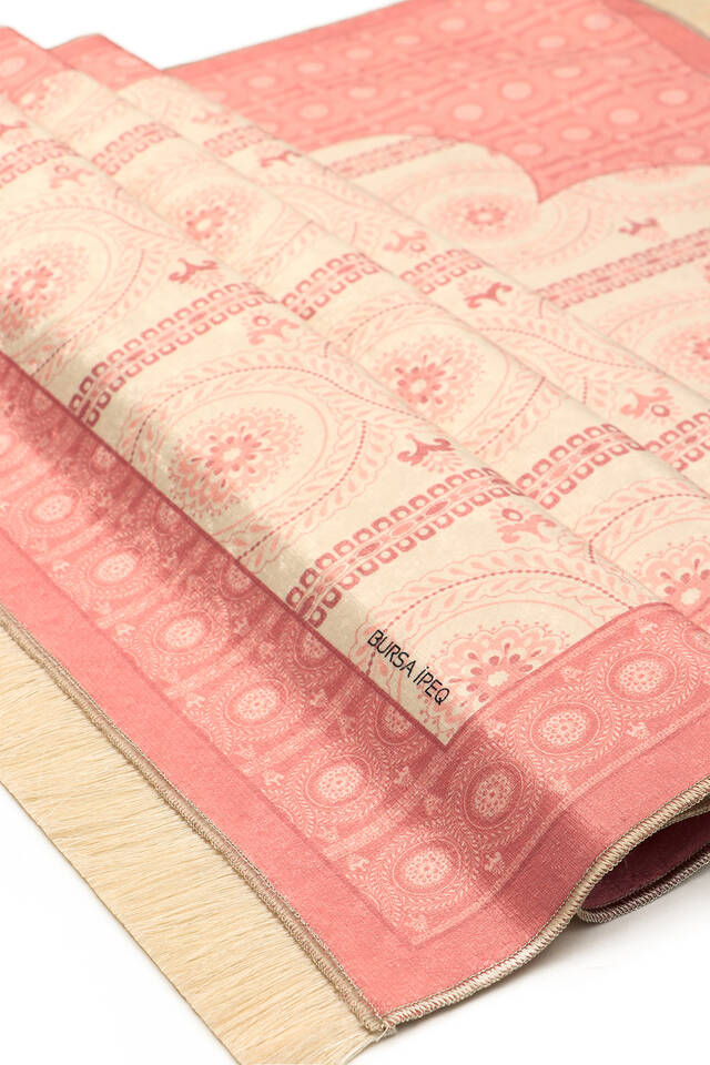 Powder Velvet Carpet Prayer Rug - 3