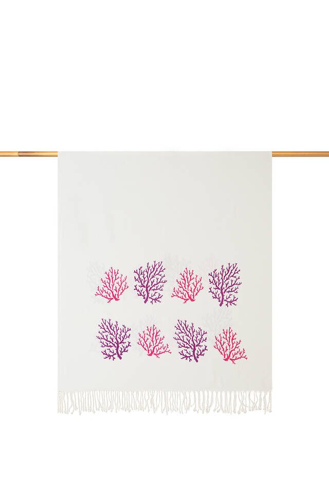 Purple Coral Bamboo Peshtemal - Bursa İpek