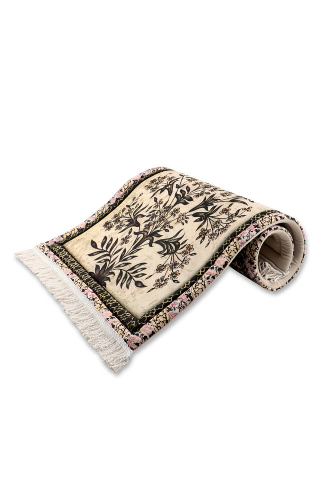 Black Quilted Sponge Prayer Rug - 2