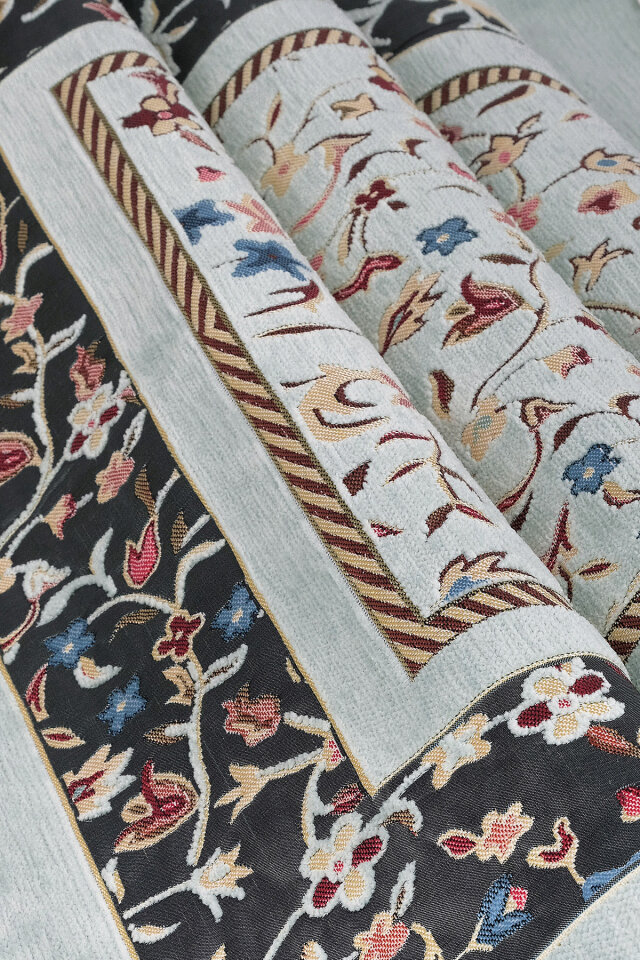 Mint Ravza Desen Özel Dokuma Seccade - 2