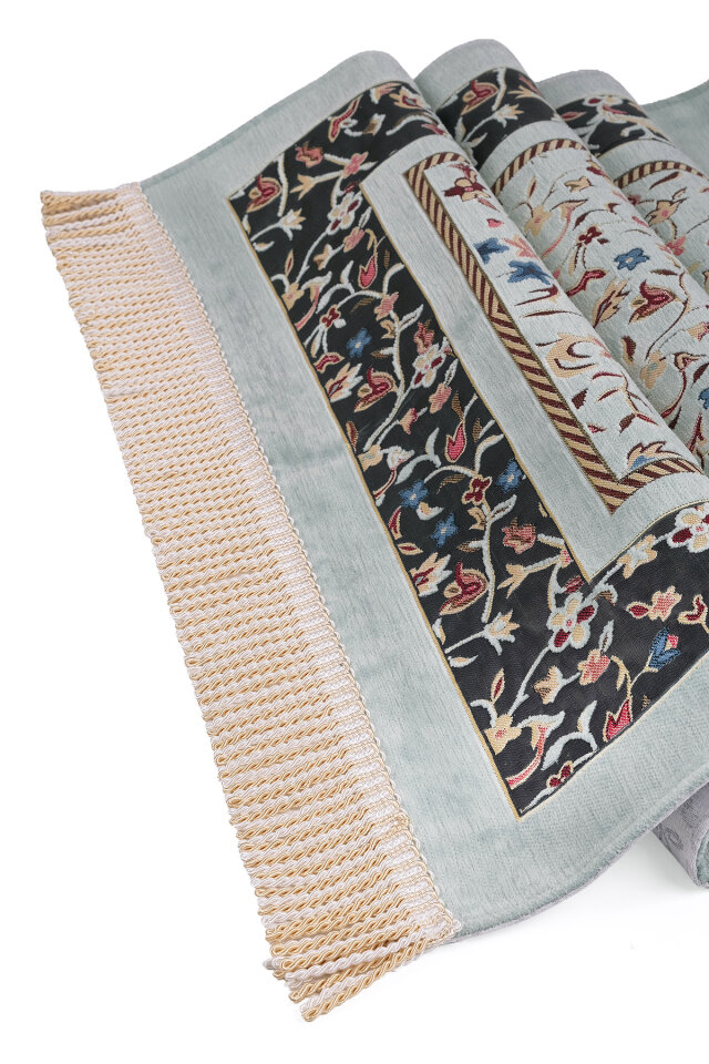 Mint Ravza Desen Özel Dokuma Seccade - 3