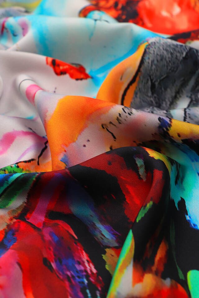 Red Angel Silky Pocket Square - 3