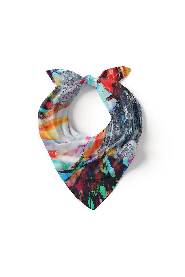 Red Angel Silky Pocket Square - 2