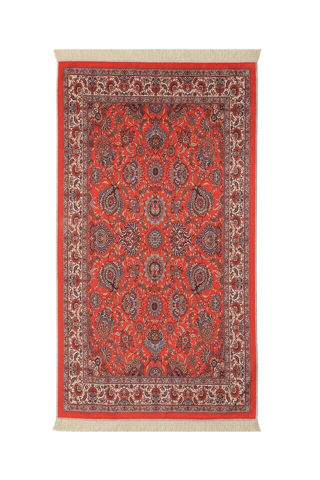 Red Velvet Carpet Prayer Rug - Bursa İpek