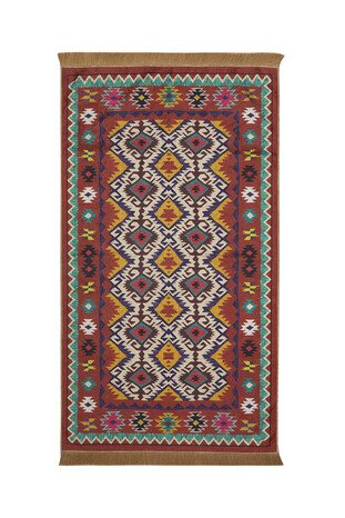 Red Velvet Carpet Prayer Rug 