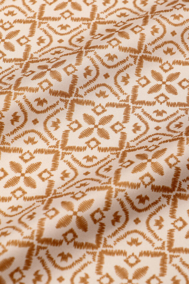 Karamel Rüya Desen Twill İpek Eşarp - 4