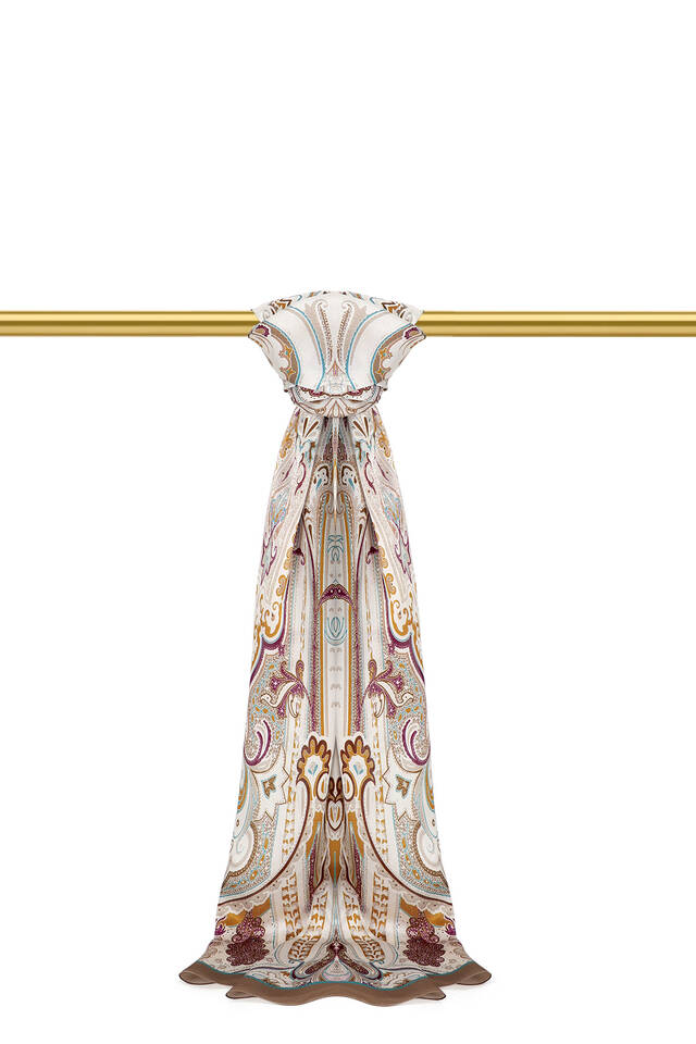 Vizon Sahra Desen Sura İpek Şal 