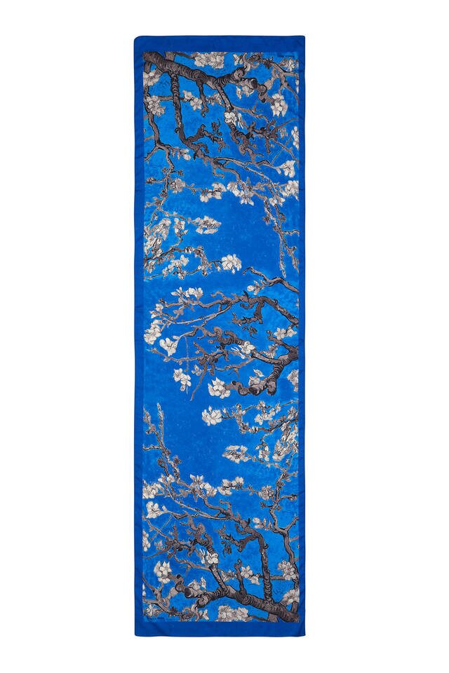 Saks Almond Blossom Silky Foulard - 4