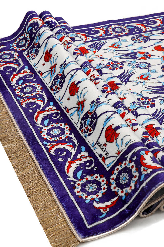 Saks Bambu Halı Seccade - 3