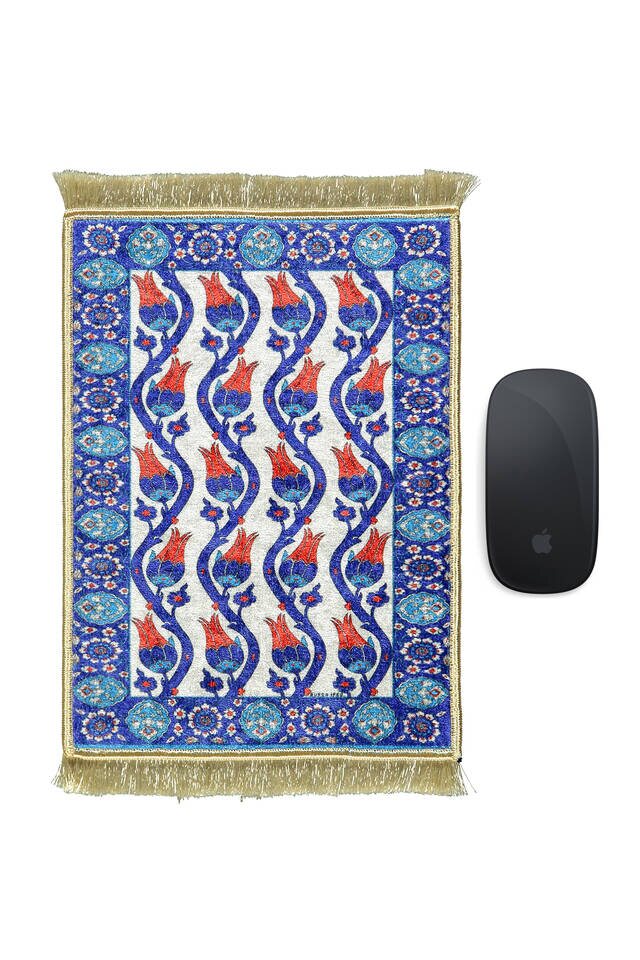 Saks Dekoratif Küçük Halı Mousepad - 1