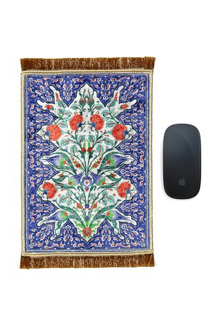 Saks Dekoratif Küçük Halı Mousepad 