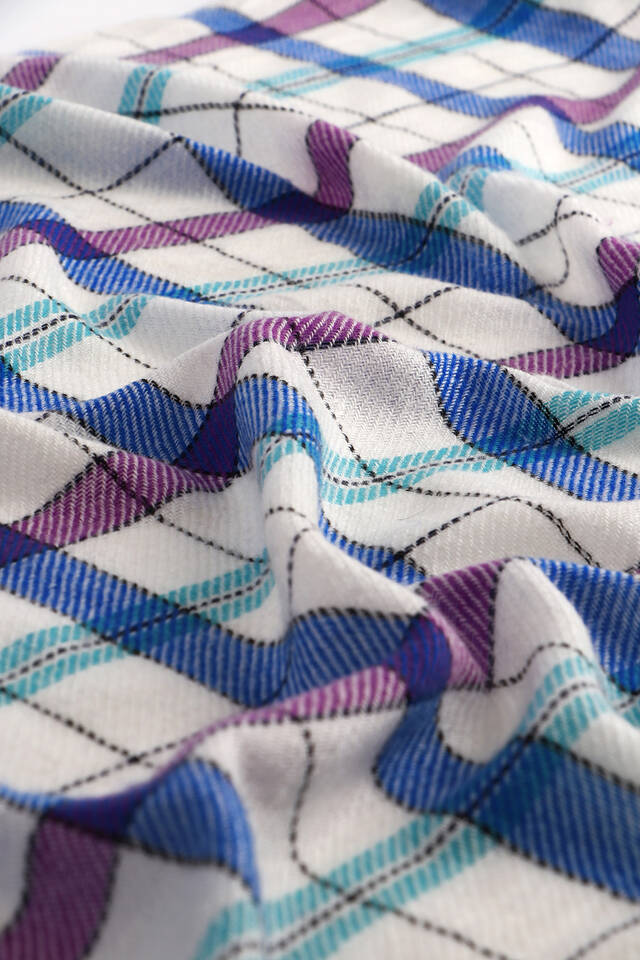 Saks Men's Wool Wide Scarf - 4