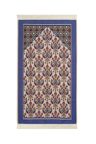 Saks Mosaic Tulip Pattern Tapestry Prayer Rug 