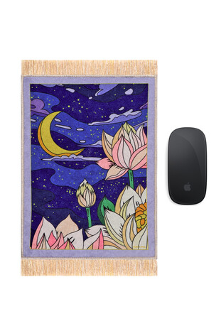 Saks Night Decorative Small Carpet Mousepad 