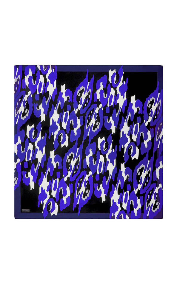 Saks Sare Pattern Twill Silk Square Scarf - 2