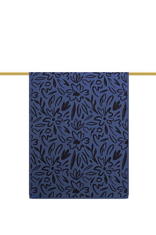 Saks Spring Pattern Twill Silk Scarf 