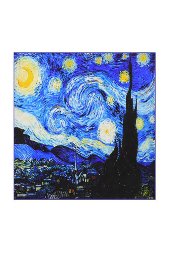 Saks Starry Nights Silk Pocket Square 