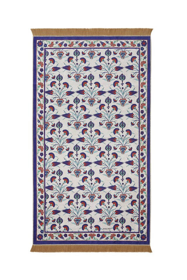 Saks Velvet Carpet Prayer Rug 