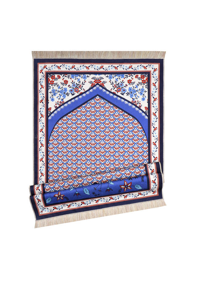Saks Velvet Carpet Prayer Rug - 4