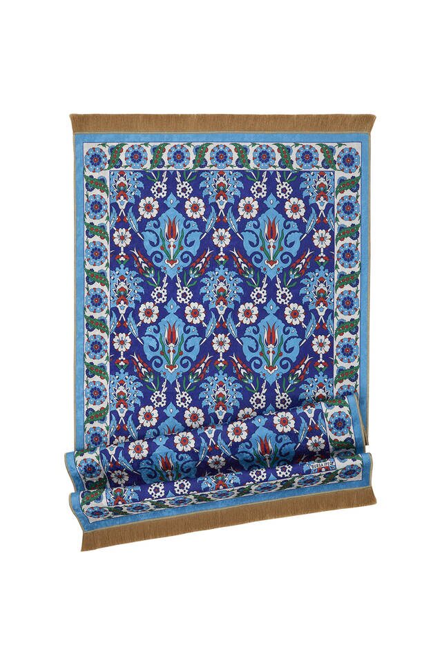 Saks Velvet Carpet Prayer Rug - 4