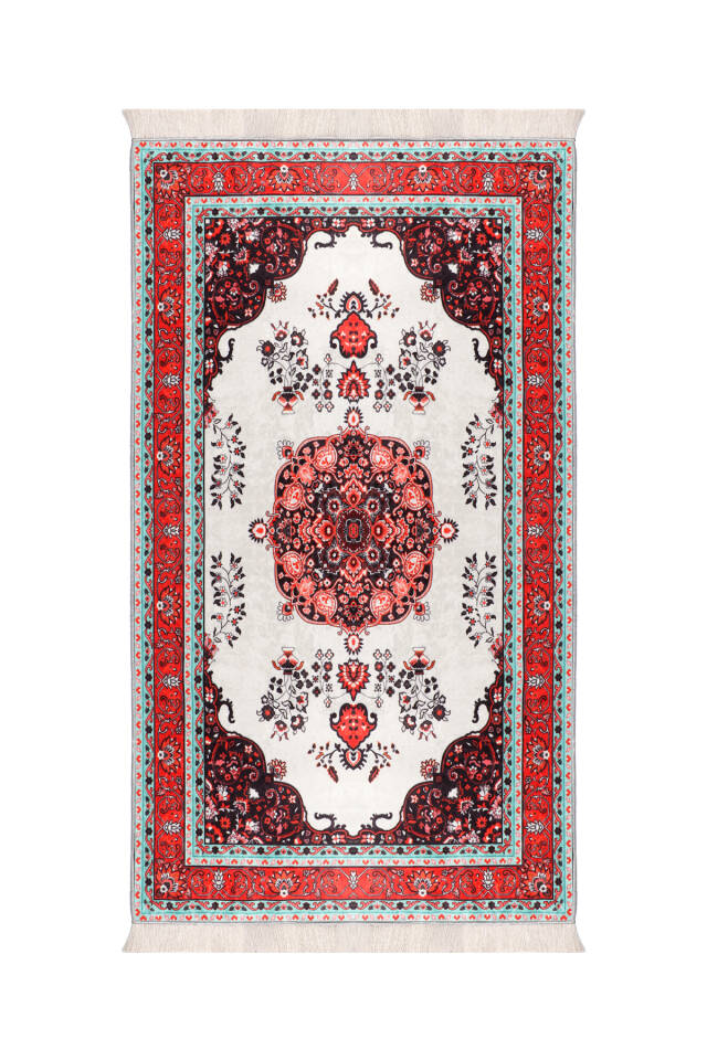 Black Velvet Carpet Prayer Rug 