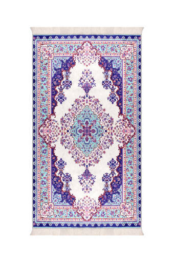 Purple Velvet Carpet Prayer Rug 