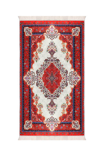 Red Velvet Carpet Prayer Rug 