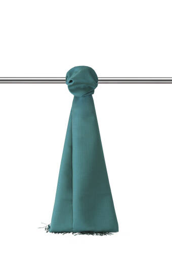 Petrol Green Emerald Silk Look Shawl 