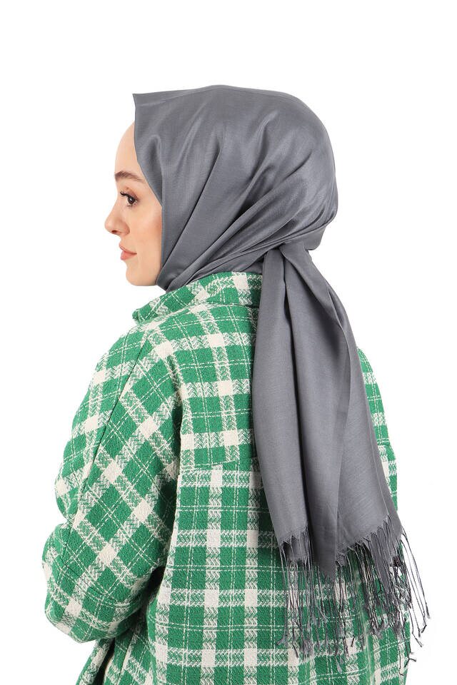 Smoked Silk Look Scarf - 1