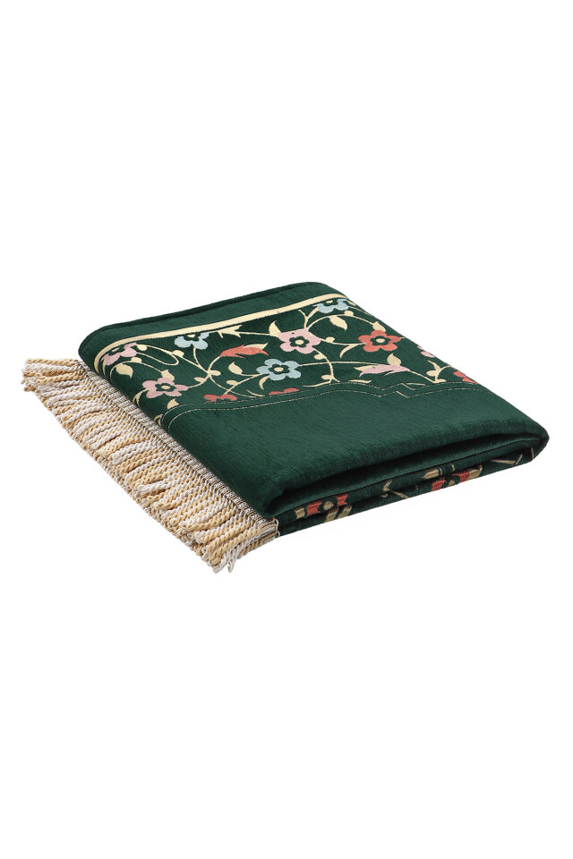Zümrüt Soft Desen Kabartmalı Özel Dokuma Seccade - 5