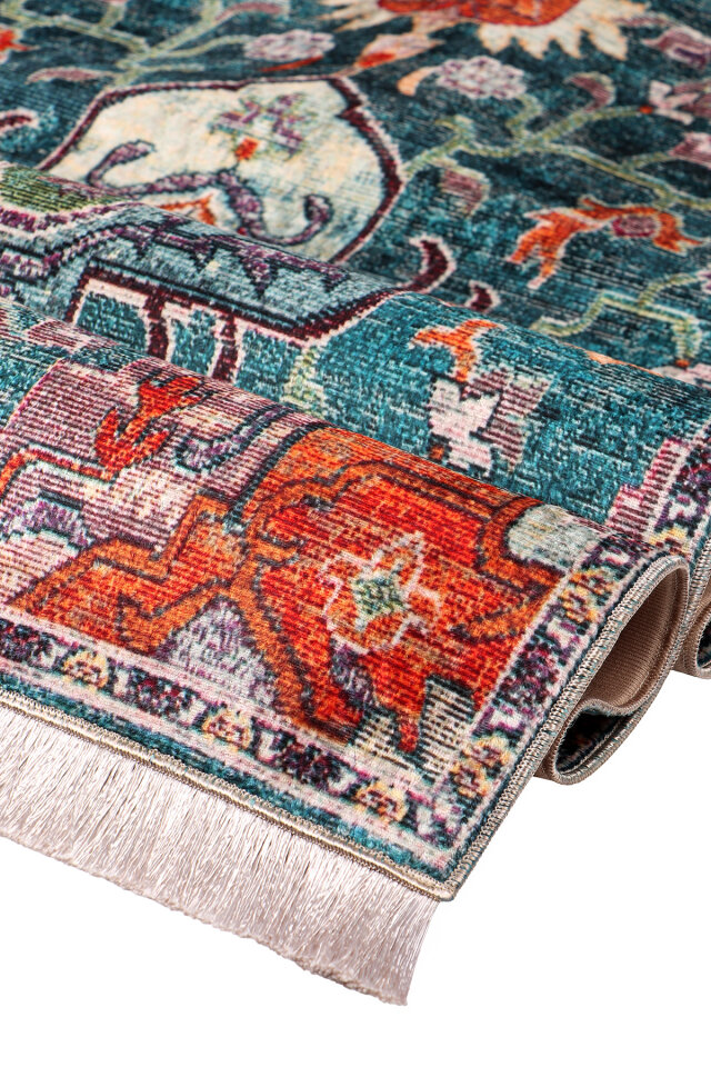 Green Sponge Velvet Prayer Rug - 2