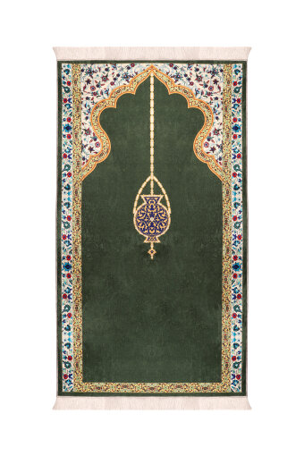 Khaki Sponge Velvet Prayer Rug 