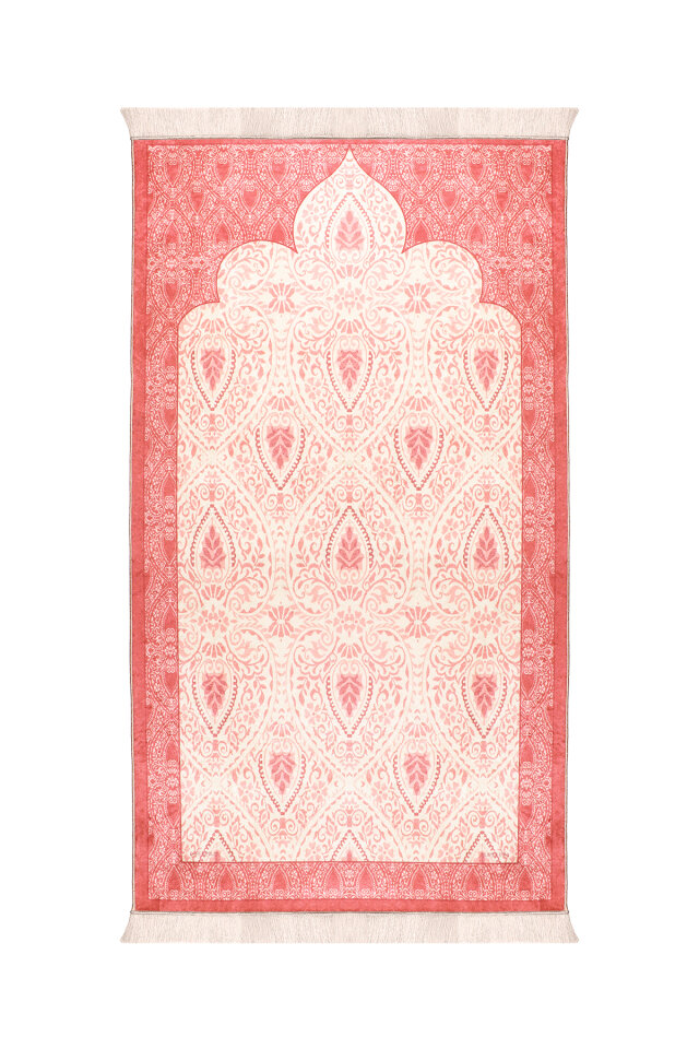Velvet Prayer Rug with Powder Sponge 