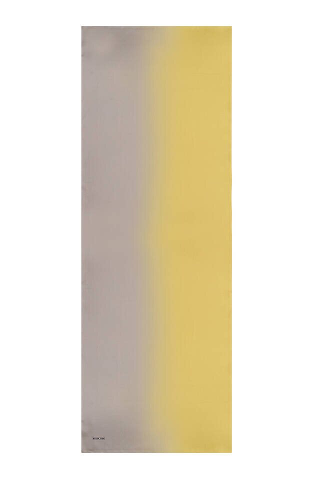 Stone Acid Green Gradient Silk Shawl - 4