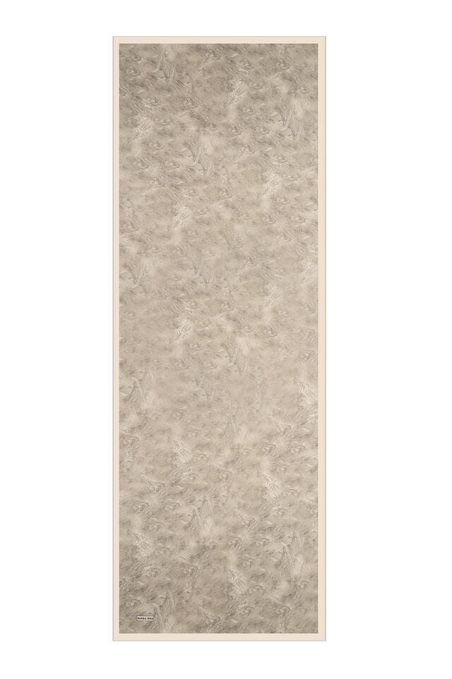 Stone Brush Pattern Silk Scarf - 4