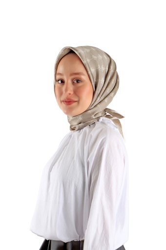 Stone Butterfly Monogram Twill Silk Square Scarf 