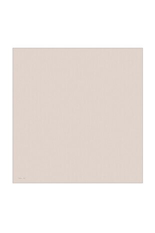 Stone Plain Twill Silk Square Scarf 