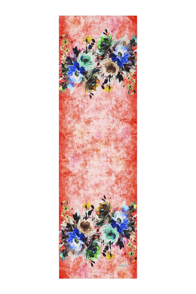 Sunflower Flower Silky Foulard - 4